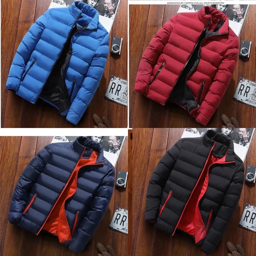 Jaqueta de Algodão Esportiva Inverno Masculina (Cardigan Casual)