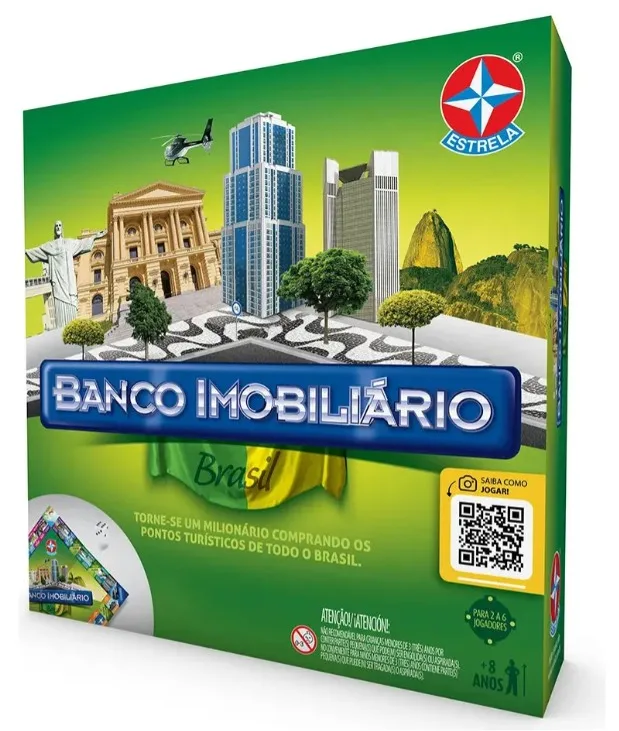 Jogo Banco Imobiliário - Brasil - Brinquedos Estrel