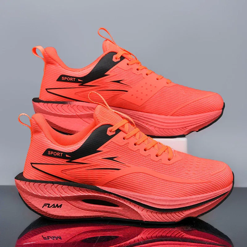 Tênis De Corrida Ultraleve Com Placa De Carbono Para Maratona , Masculino E Feminino